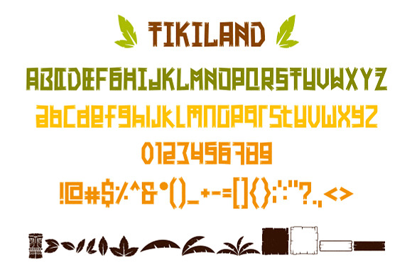 Tikiland Typeface in Display Fonts - product preview 4