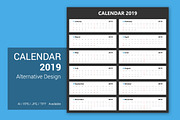 Calendar 2019 Alternative Design