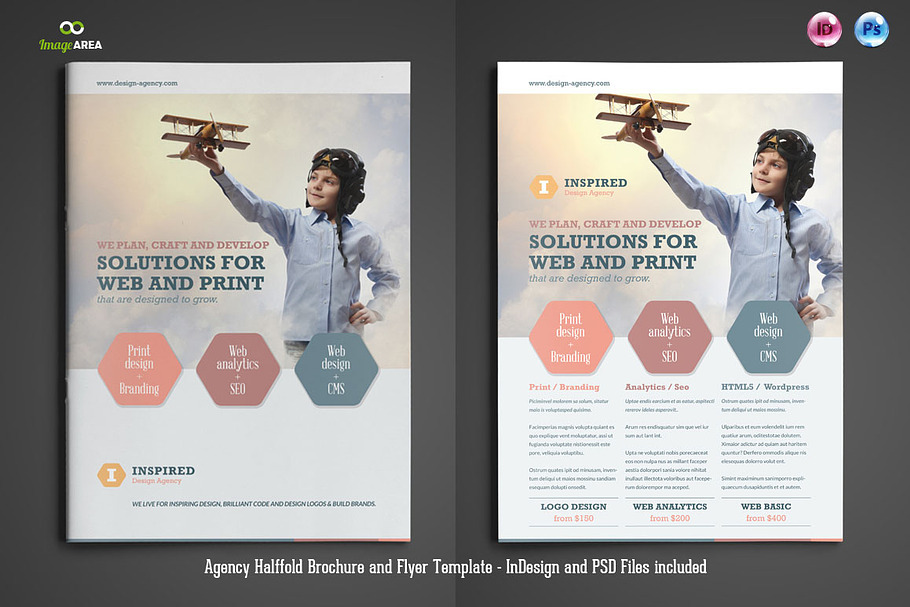 Agency Brochure & Flyer in Brochure Templates - product preview 8