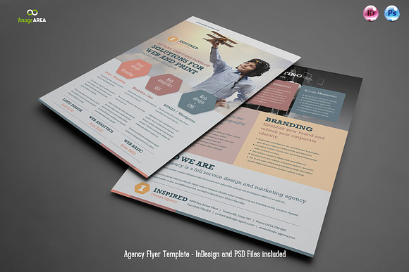 Agency Brochure & Flyer in Brochure Templates - product preview 2