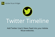 Twitter Timeline Adobe Muse Widget
