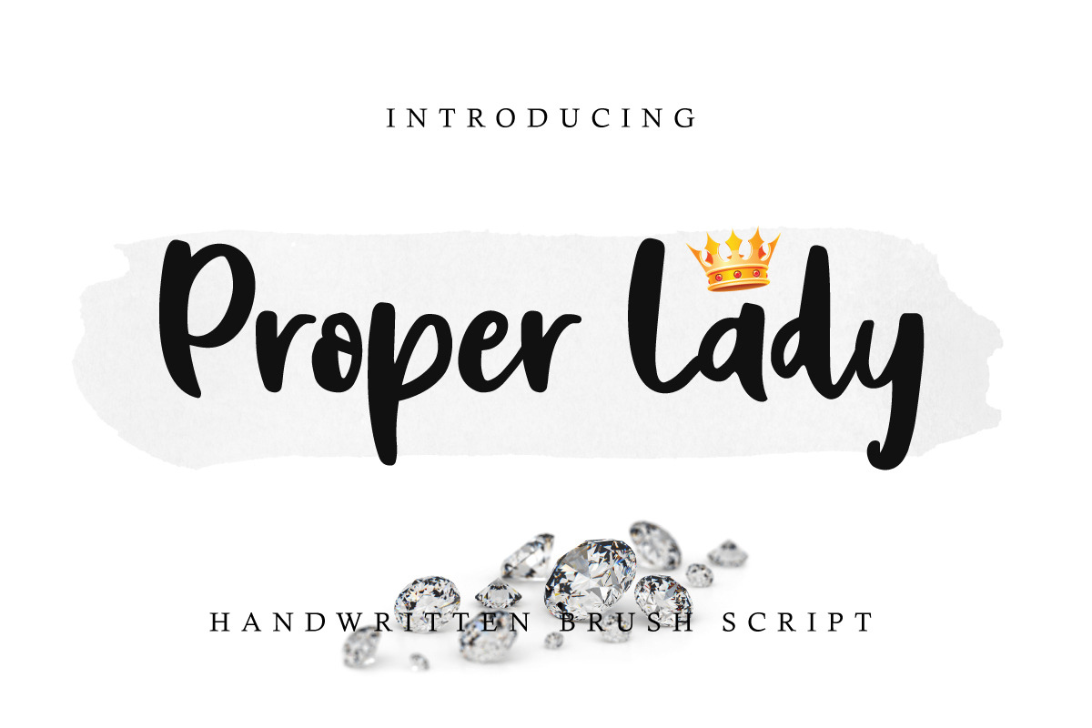 Proper Lady in Display Fonts - product preview 8