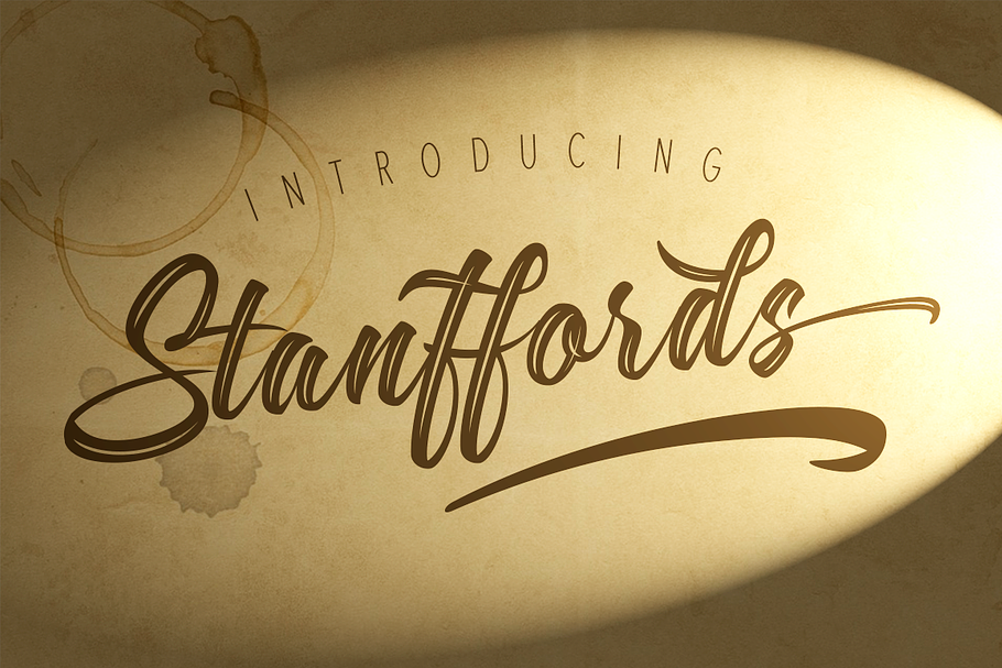 Stanffords in Script Fonts - product preview 8