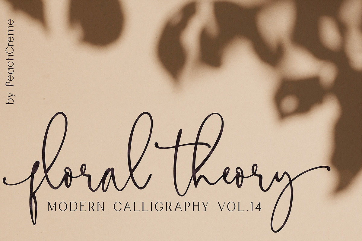 Floral Theory // CALLIGRAPHY Vol.14 in Calligraphy Fonts - product preview 8