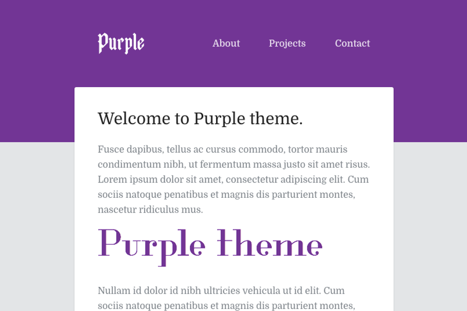 Purple, for Kirby 2 CMS in Themes - product preview 8