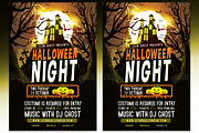 Halloween Night Flyer - PSD Template
