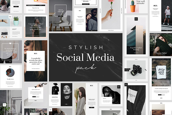 Stylish Social Media Pack in Instagram Templates - product preview 30