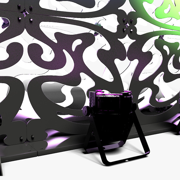 Stage Decor 09 Modular Wall Column in Photoshop Shapes - product preview 8