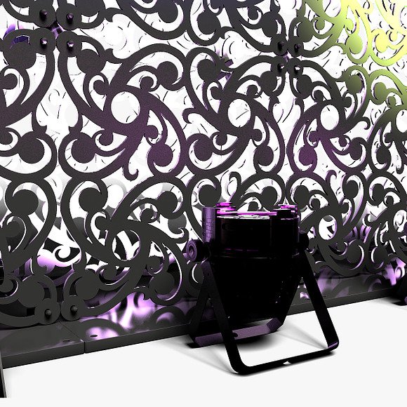 Stage Decor 10 Modular Wall Column in Photoshop Shapes - product preview 5