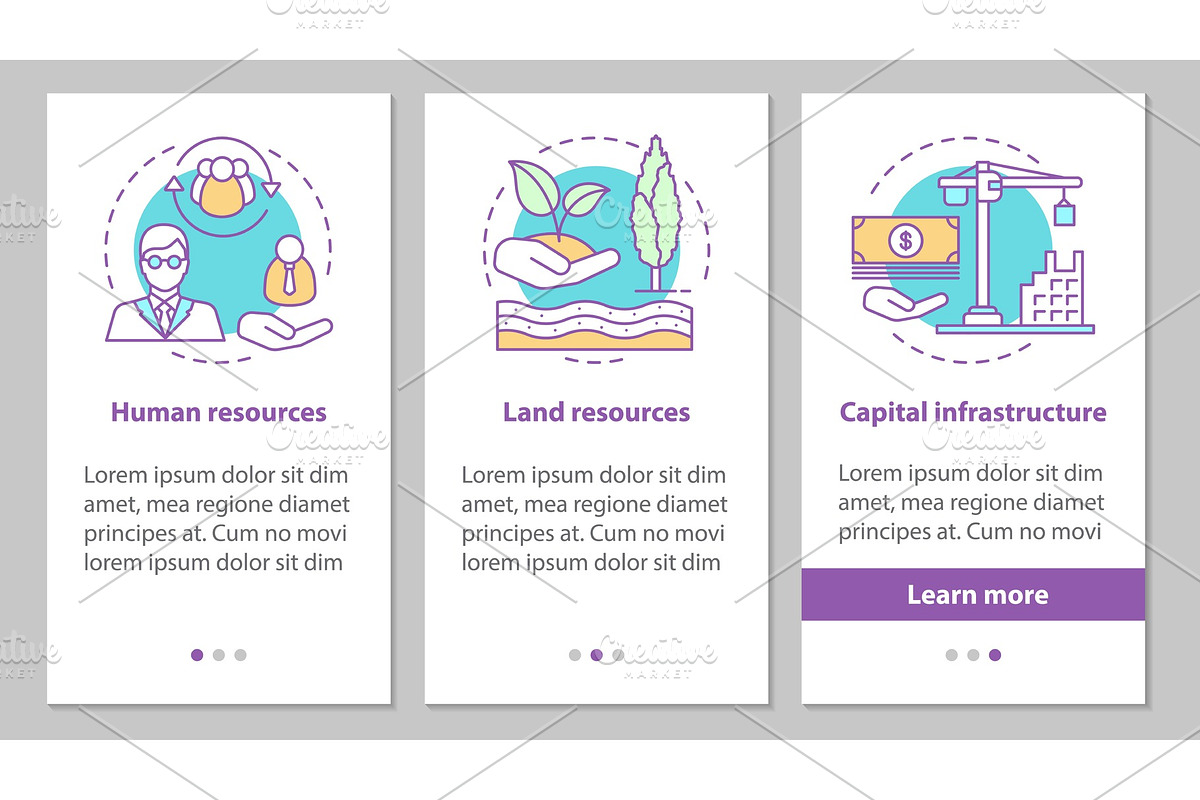 Resources onboarding screen in Product Mockups - product preview 8