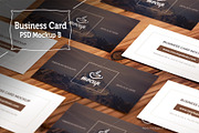 Business Card Grid Layout Mockups “B