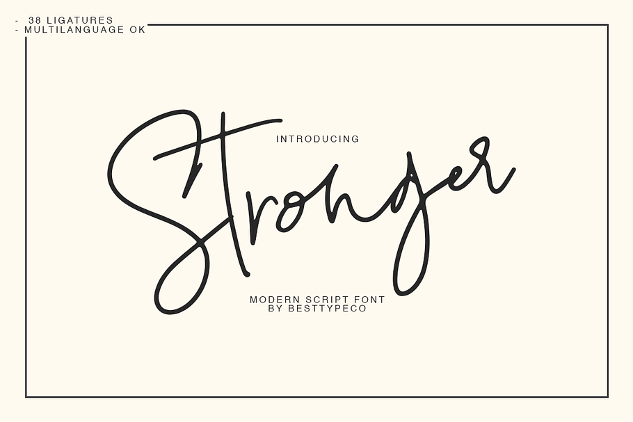 Stronger in Website Fonts - product preview 8