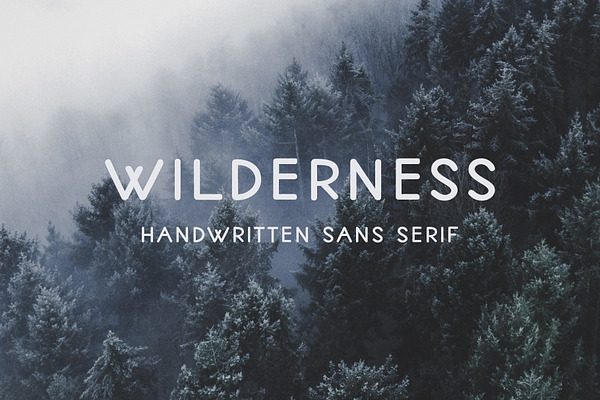 Wilderness | Handwritten Sans Serif