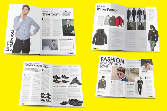 Fashion Magazine in Magazine Templates - product preview 3