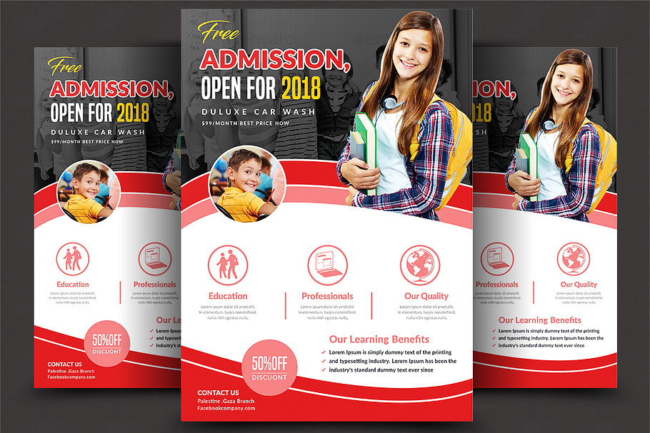Kids Education Flyer in Flyer Templates - product preview 8