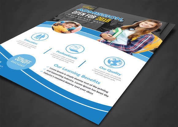 Kids Education Flyer in Flyer Templates - product preview 1
