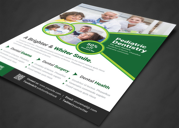 Pediatric Dentistry Flyer in Flyer Templates - product preview 1