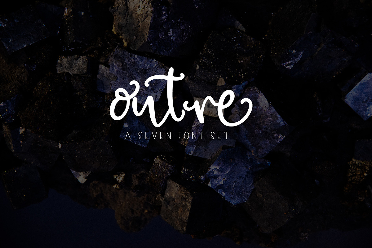 Outre - 7 Font Set in Display Fonts - product preview 8