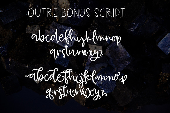 Outre - 7 Font Set in Display Fonts - product preview 3