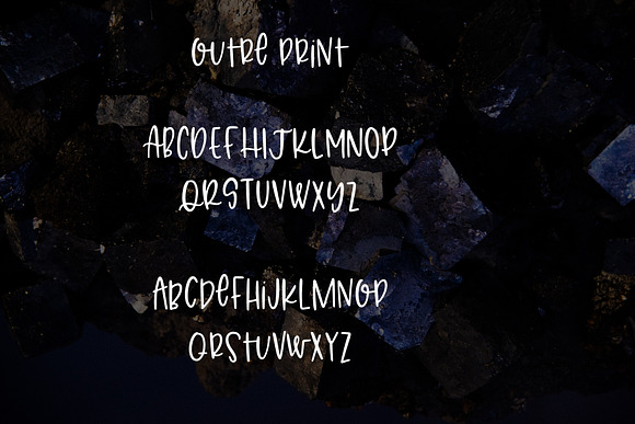 Outre - 7 Font Set in Display Fonts - product preview 4
