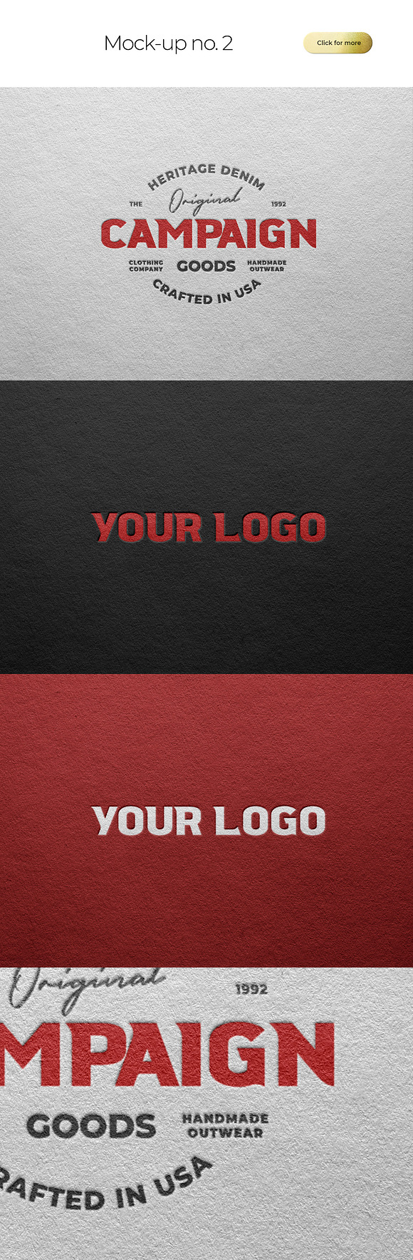 50 logo mockup branding bundle in Branding Mockups - product preview 3
