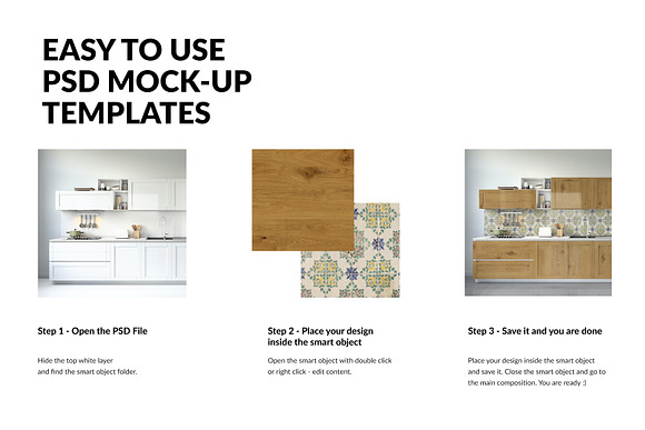 Kitchen Cabinet Set in Mockup Templates - product preview 2