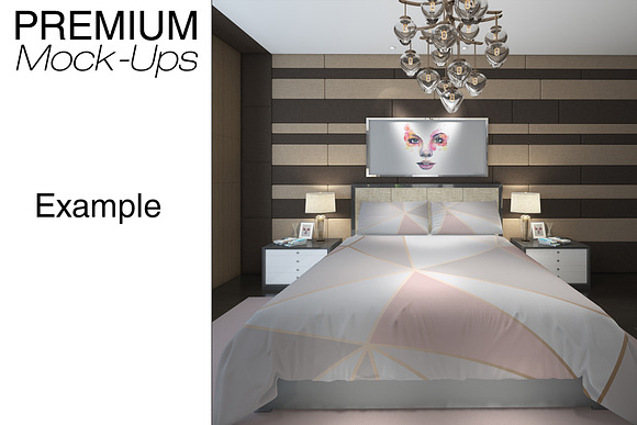 Bedding Mockup Set in Product Mockups - product preview 2