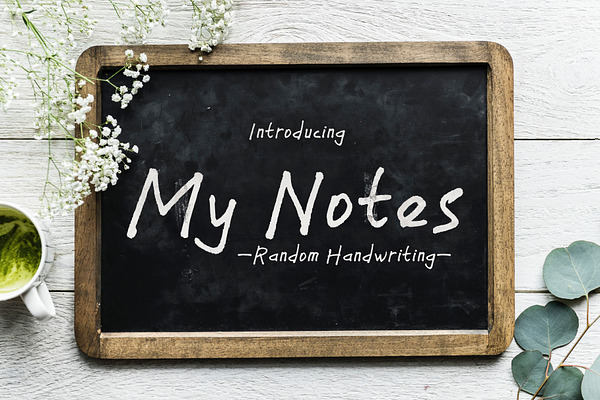 My Notes - child's handwriting