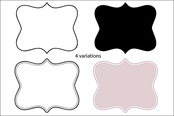 Vector Labels Pastel color in Objects - product preview 3
