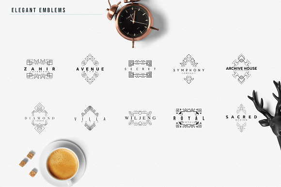 Elegant Emblems | 30 Logo Templates in Logo Templates - product preview 10