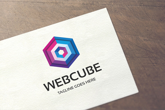 Web Cube Logo in Logo Templates - product preview 2