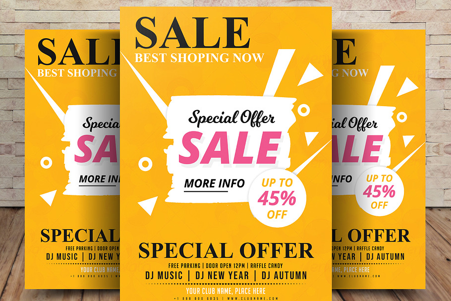 Sales Flyer Template in Flyer Templates - product preview 8