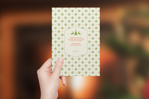 Christmas Greeting Card in Card Templates - product preview 2