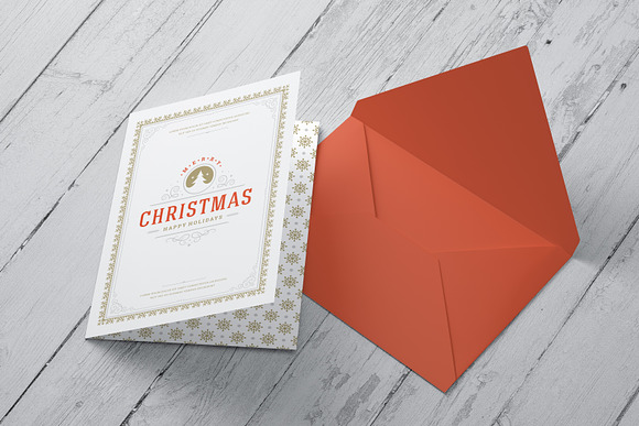 Christmas Greeting Card in Card Templates - product preview 3