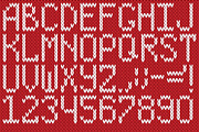 Сhristmas Knitted Font Ol Version2.0