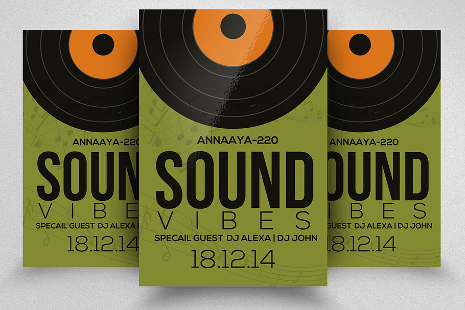 Jazz Music Flyers Template Vol:06 in Flyer Templates - product preview 8