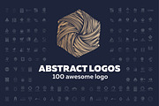 100 abstract logo