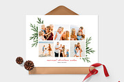 Christmas Photo Card Template -CD093