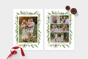 Christmas Photo Card Template -CD096