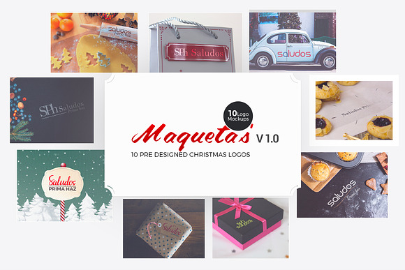 Saludos’ (Christmas Design Bundle) in Web Elements - product preview 20