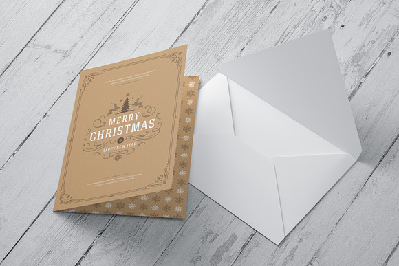 Christmas Greeting Card in Card Templates - product preview 3