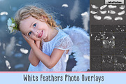 White Feathers Overlays