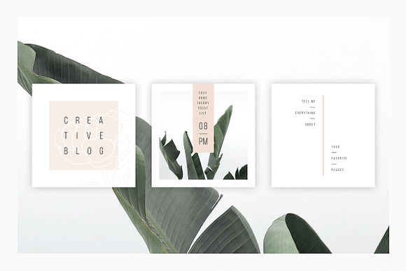 ANIMATED Instagram Posts – Peony in Instagram Templates - product preview 7