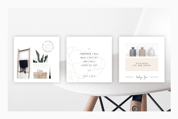 ANIMATED Instagram Posts – Peony in Instagram Templates - product preview 8