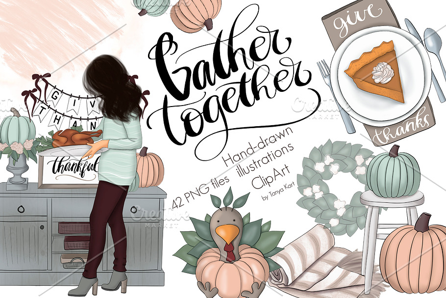 Gather Together Graphic Design Kit in Illustrations - product preview 8
