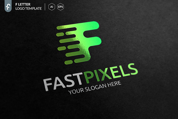 Fast Pixels Logo in Logo Templates - product preview 1