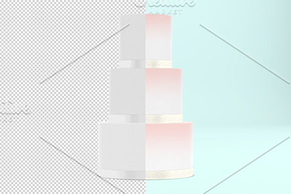 Cake mockup. PSD mockup. in Objects - product preview 1