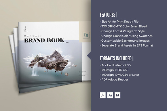 5 Brand Book Templates Bundle in Brochure Templates - product preview 1