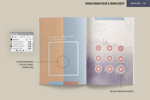5 Brand Book Templates Bundle in Brochure Templates - product preview 2