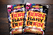 Burn Baby Burn Party Flyer